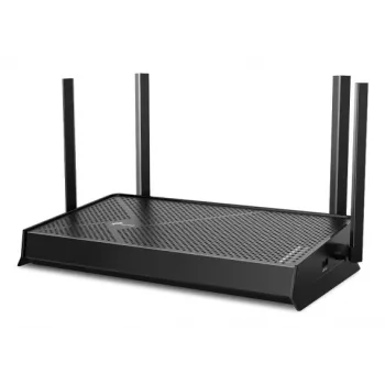 Tisch-WLAN-Router TP-Link EB210 Pro – Dualband 2,4/5 GHz, Wi‑Fi 7 (802.11be), 2,5 Gigabit-Ethernet, 5 LAN-Ports, USB, Schwarz