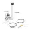 TP-Link Omada Mast-/Wandmontageset für Outdoor-Access-Point, WLAN-Access-Point-Halterung, Weiß, Edelstahl, TP-Link, 400 g, 1 Stk.