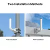 TP-Link Omada Mast-/Wandmontageset für Outdoor-Access-Point, WLAN-Access-Point-Halterung, Weiß, Edelstahl, TP-Link, 400 g, 1 Stk.