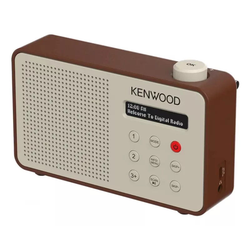 Kenwood CRM25DABT Tragbares Digitalradio Mokka
