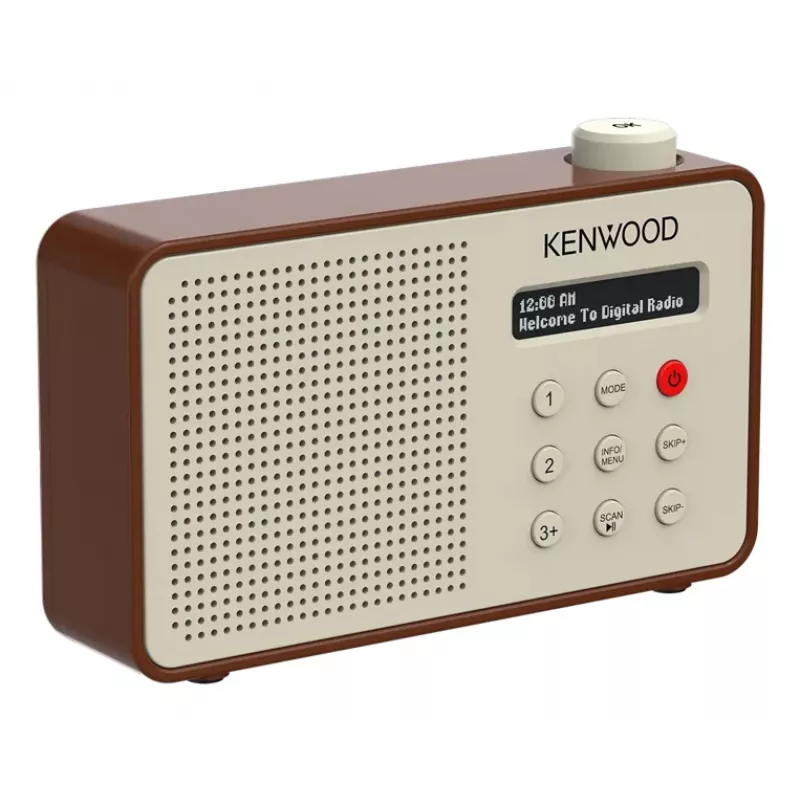 Kenwood CRM25DABT Tragbares Digitalradio Mokka