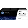 Toner-Kartuschen HP 83X (CF283XD) 2er-Pack High Yield Schwarz für LaserJet-Drucker, 2200 Seiten (schwarz)