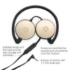 HP Stereo Headset H2800 (Schwarz mit Seidengold), Kabelgebunden, Anrufe/Musik, 125 g, Headset, Schwarz, Gold