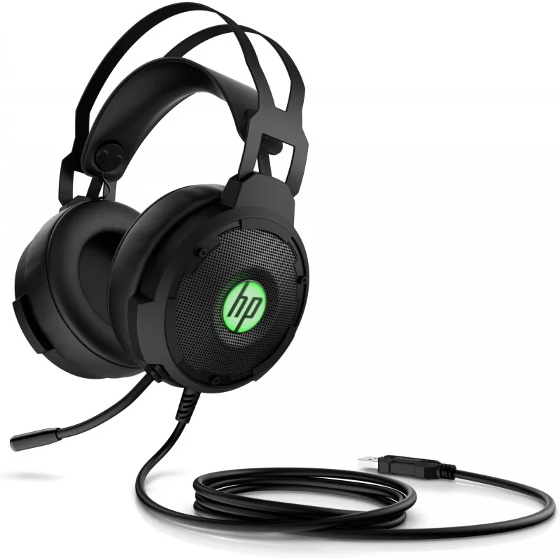 HP Pavilion Gaming Headset 600, Kabelgebunden, Gaming, 360 g, Headset, Schwarz, Grün