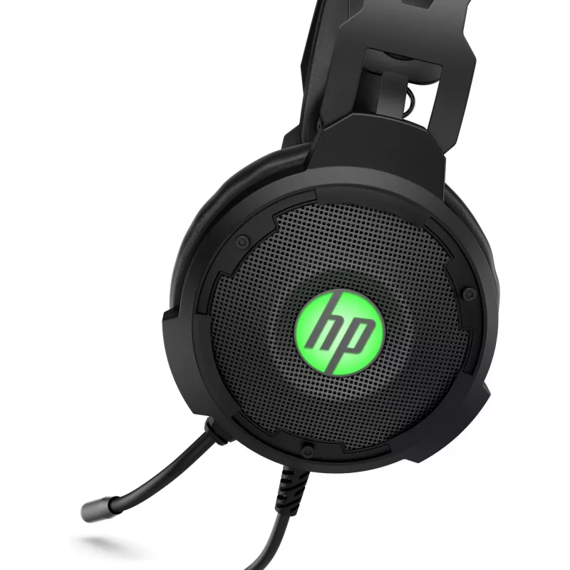 HP Pavilion Gaming Headset 600, Kabelgebunden, Gaming, 360 g, Headset, Schwarz, Grün