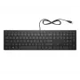 HP Pavilion Wired Tastatur 300, Full-size (100%), Kabelgebunden, USB, Mechanisch, Schwarz