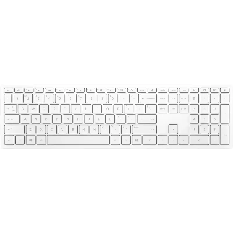 HP Pavilion Wireless Tastatur 600 Weiß, Full-size (100%), Kabellos, RF Wireless, Mechanisch, Weiß