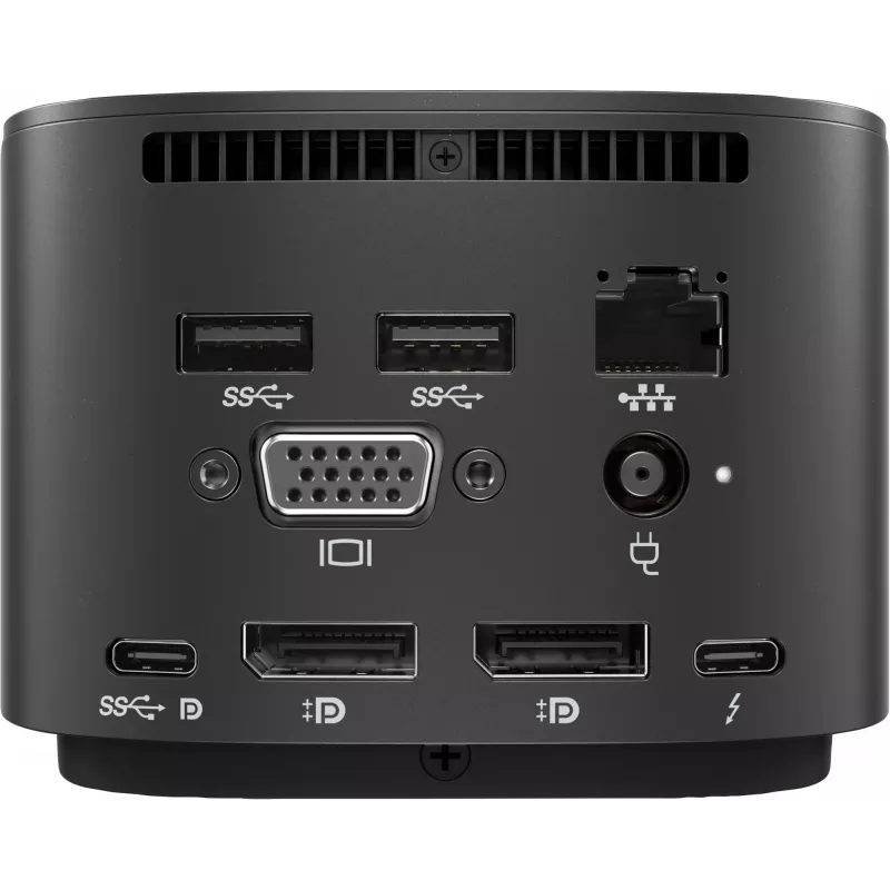 HP Thunderbolt Dock G2 mit Combo-Kabel, kabelgebunden, Thunderbolt, Schwarz, Kensington, China, HP