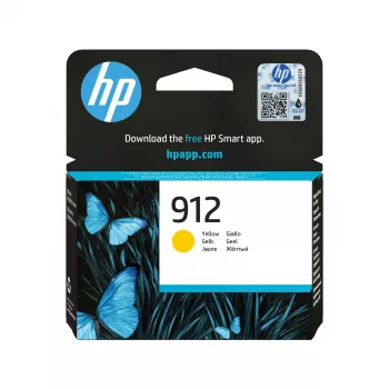 HP 912 Gelb Original Tintenpatrone, Gelb, 1 Stk., 315 Seiten