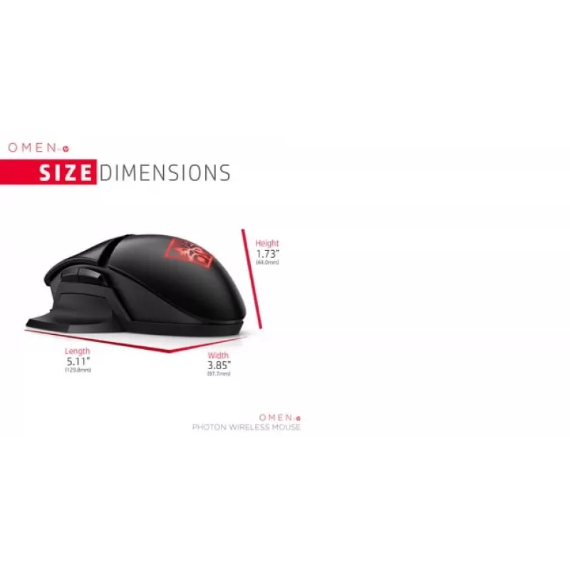 Maus HP OMEN by Photon Wireless Bluetooth USB Typ-A