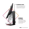 HP OMEN X 27 Computerbildschirm 68,6 cm (27 Zoll) 2560 x 1440 Pixel Quad HD Schwarz (generalüberholt)