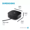 HP USB-C Dock G5, kabelgebunden, USB 3.2 Gen 1 (3.1 Gen 1) Type-C, Schwarz, Schwarz, China, Thailand, Mexiko, HP