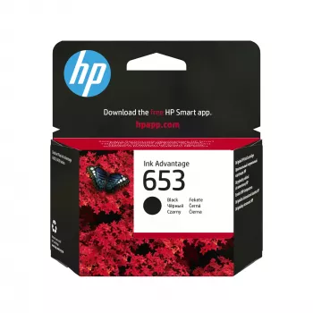 HP 653 Schwarz Original Ink Advantage Patrone
