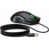 HP X220 Hintergrundbeleuchtete Gaming-Maus, beidhändig, Optisch, USB Typ-A, 3600 DPI, Schwarz