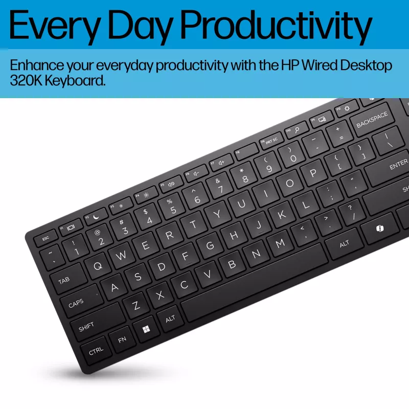 HP Wired Desktop 320K Tastatur