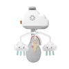 Fisher-Price Rainbow Showers Beistellbett-Bett-Mobile, Kinderbett, Klang, Nachtlicht, integrierter Timer, Stoff, Kunststoff