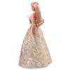 Barbie Signature 2025 Holiday Fashion Puppe, Saisonale Sammlerpuppe, Blond mit silbernem und goldenem Kleid