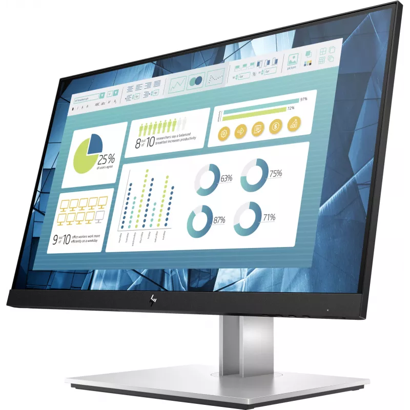 HP E-Series E22 G4 Computermonitor 54,6 cm (21,5 Zoll) 1920 x 1080 Pixel Full HD LCD Schwarz, Silber