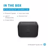 HP Schwarz Bluetooth Speaker 350, Wireless, USB Type-C, Mono tragbarer Lautsprecher, Schwarz, Rechteckig, Tasten