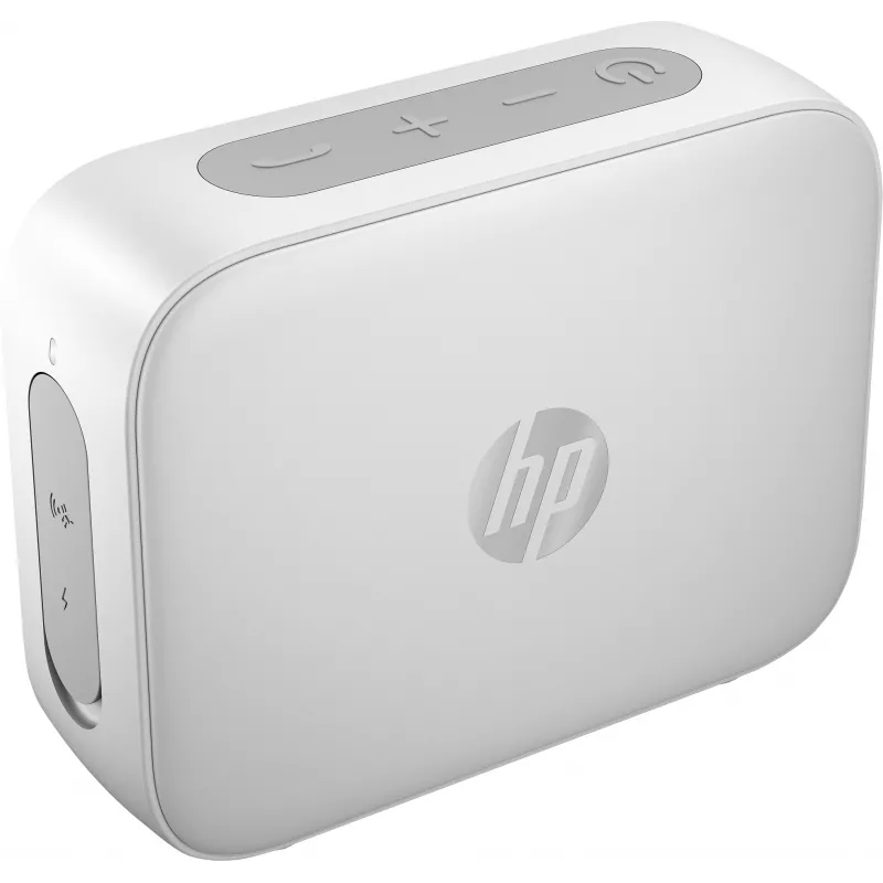 HP Silver Bluetooth-Lautsprecher 350, Kabellos, Weiß, Universal, Eingebaute Batterie, 180 g, 78,5 mm