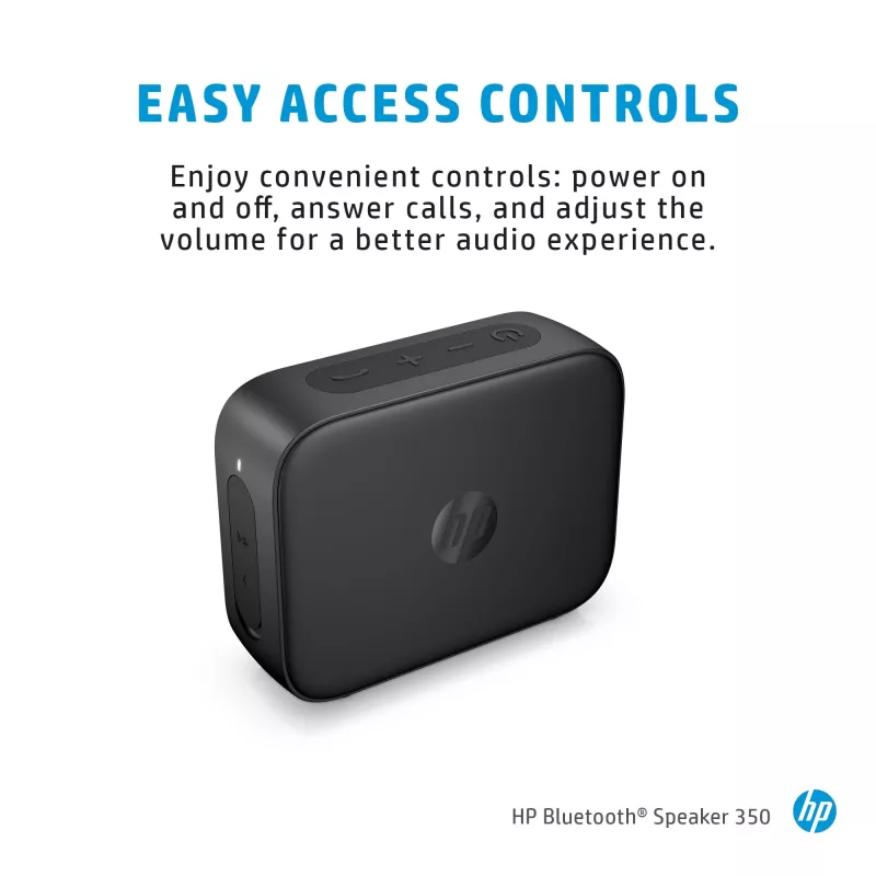 HP Silver Bluetooth-Lautsprecher 350, Kabellos, Weiß, Universal, Eingebaute Batterie, 180 g, 78,5 mm