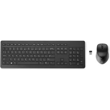 HP Wireless Rechargeable 950MK Maus und Tastatur, Full-Size, kabellos, mechanisch