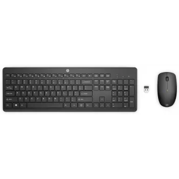 HP 235 Kabelloses Maus- und Tastatur-Combo Full-Size Schwarz