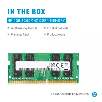 HP 286H5AA Speichermodul 4 GB 1 x 4 GB DDR4 260-Pin SO-DIMM