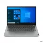 Lenovo ThinkBook 14 G3 ACL AMD Ryzen™ 5 5500U Laptop 35.6 cm (14 Zoll) Full HD 8 GB DDR4-SDRAM 256 GB SSD Wi-Fi 6 (802.11ax) Windows 10 Pro Nordisch Grau
