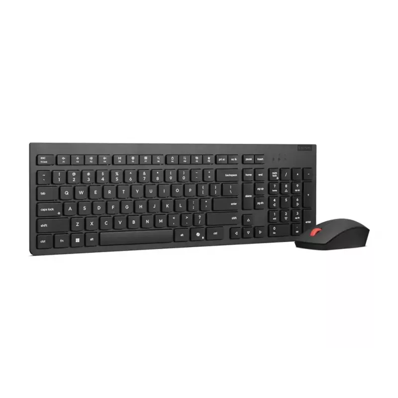 Lenovo 4X31R64497 Tastatur Maus enthalten Büro RF Wireless Nordisch Schwarz