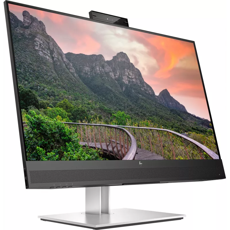 HP E27m G4 QHD USB-C Conferencing Monitor, 68.6 cm (27 Zoll), 2560 x 1440 Pixel, Quad HD, LCD, 5 ms, Schwarz, Silber