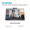 HP E24m G4 FHD USB-C Konferenzmonitor, 60,5 cm (23,8 Zoll), 1920 x 1080 Pixel, Full HD, LCD, 5 ms, Schwarz, Silber