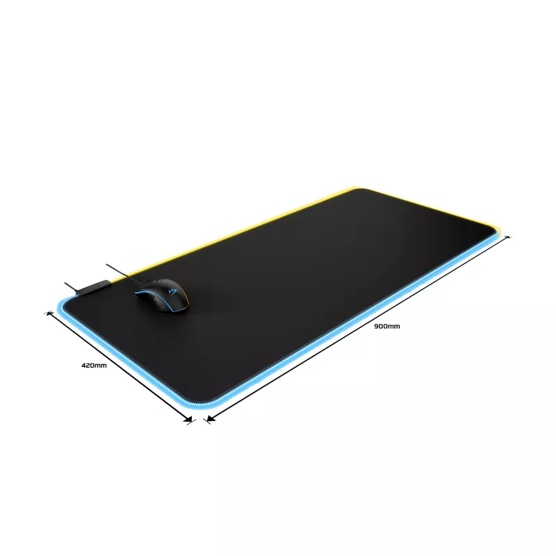 HyperX Pulsefire Mat - RGB Gaming-Mauspad - Stoff (XL)