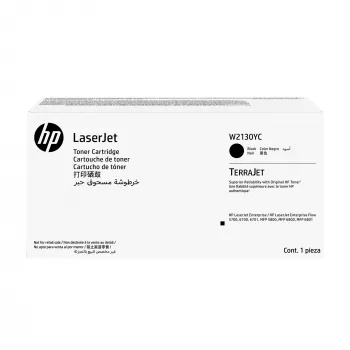 HP W2130YC Schwarz Contract Original LaserJet Tonerkartusche, Schwarz, 1 Stk.