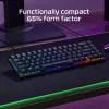 HyperX Alloy Origins 65 – Mechanische Gaming-Tastatur – HX Aqua (US-Layout)