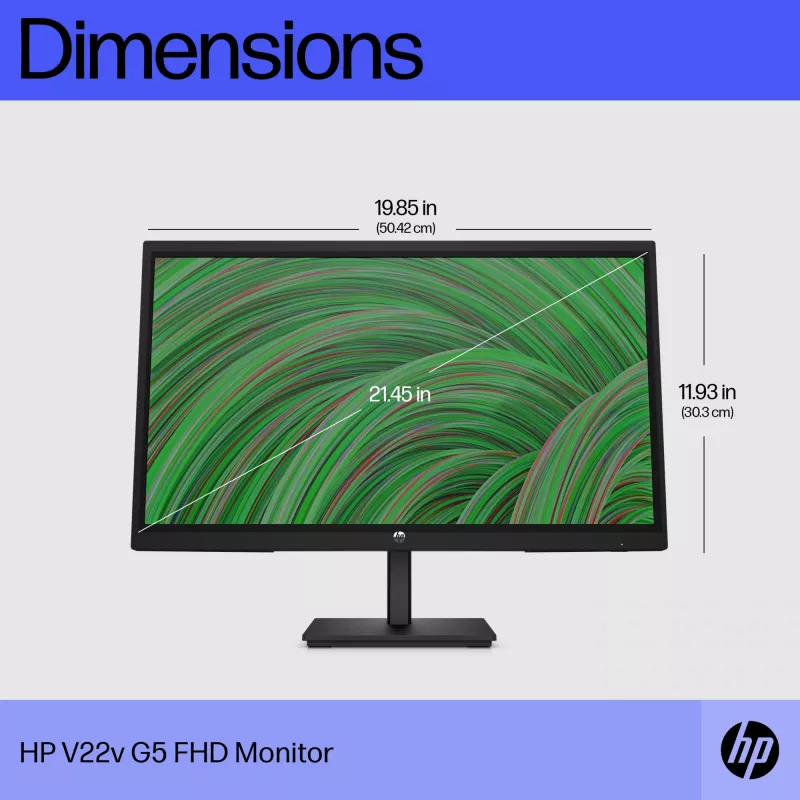 Monitor HP V22v G5 54,5 cm (21,4 Zoll) Full HD 1920 x 1080