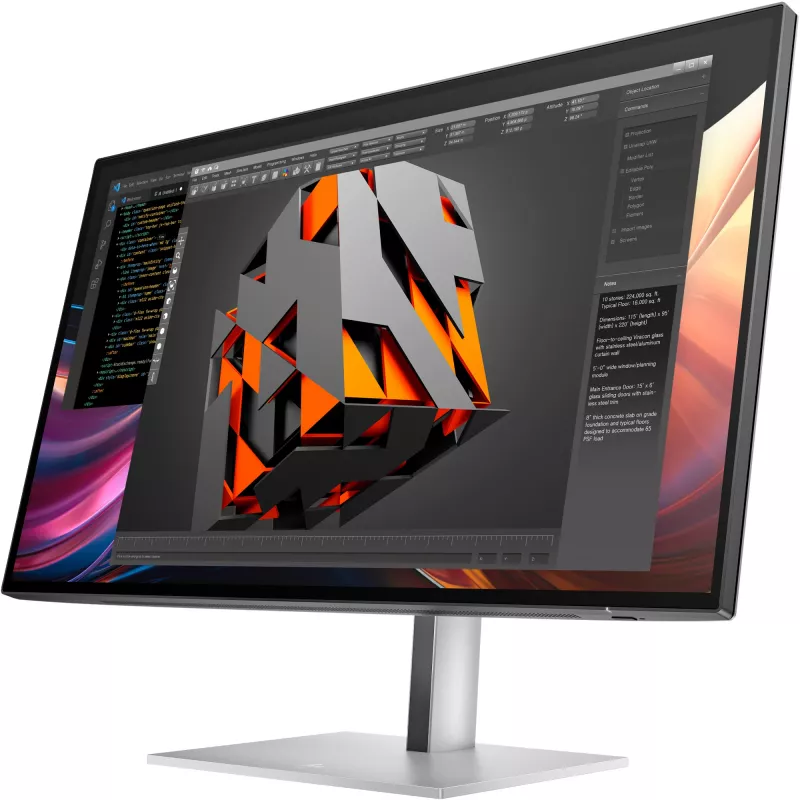 HP Series 7 Pro 27 Zoll QHD Monitor - 727pq, 68,6 cm (27 Zoll), 2560 x 1440 Pixel, Quad HD, LCD, 5 ms