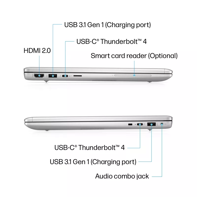 HP Elite c640 G3 Intel® Core™ i5 i5-1245U Chromebook 35,6 cm (14 Zoll) Full HD 16 GB LPDDR4x-SDRAM 256 GB SSD Wi-Fi 6 (802.11ax) ChromeOS Silver