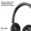 HP Poly Poly Schwarzwire 3320 USB-A Headset, Kabelgebunden, Büro/Callcenter, 130 g, Headset, Schwarz