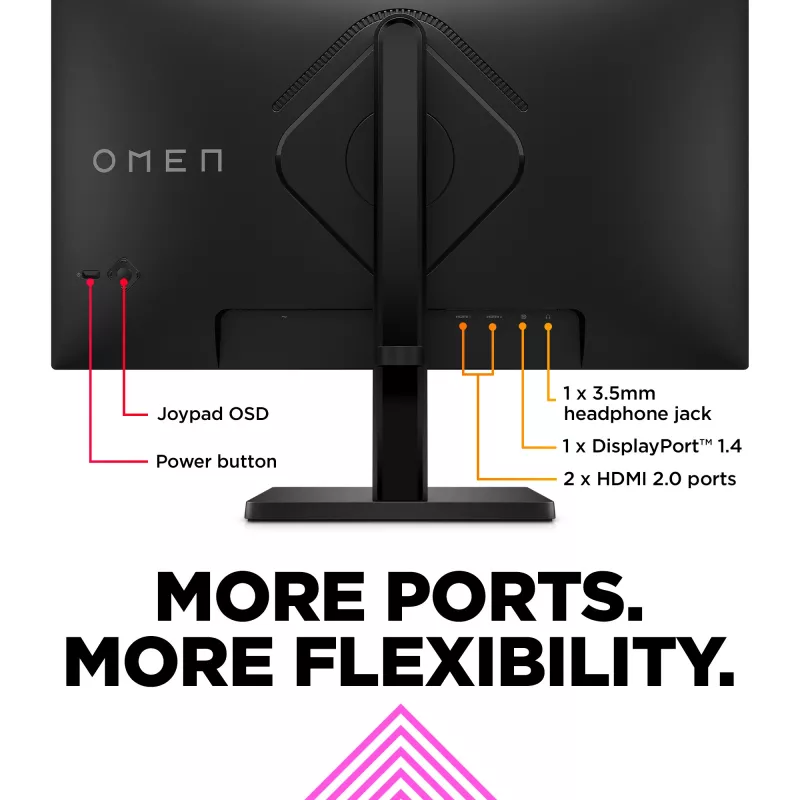 OMEN by HP 60,5 cm (23,8″) FHD 165Hz Gaming-Monitor – OMEN 24