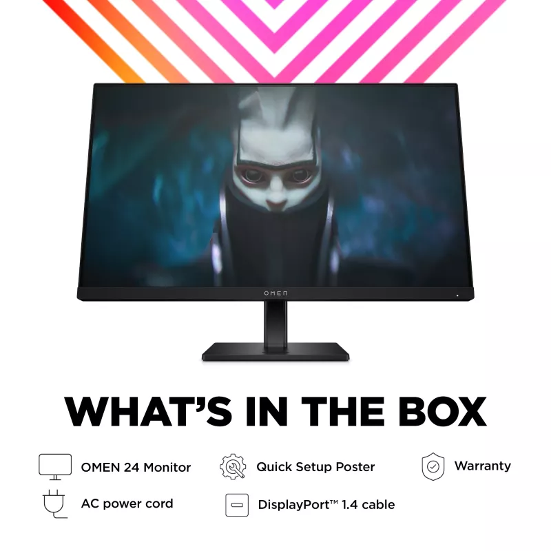 OMEN by HP 60,5 cm (23,8″) FHD 165Hz Gaming-Monitor – OMEN 24