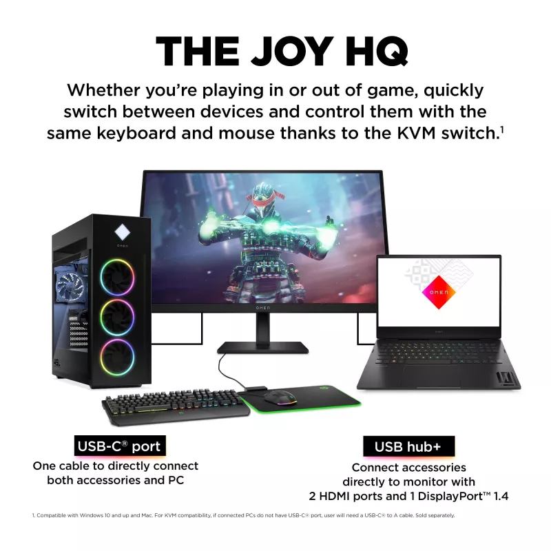 OMEN by HP 27 Zoll UHD 144Hz Gaming-Monitor – OMEN 27k