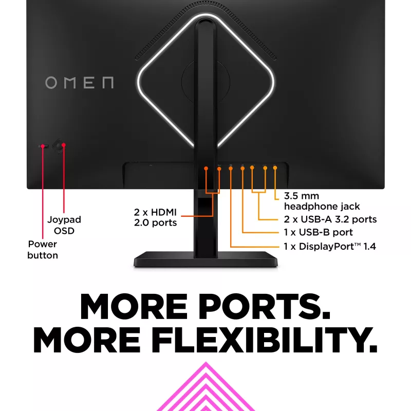 OMEN by HP 27 Zoll QHD 240Hz Gaming-Monitor - OMEN 27qs