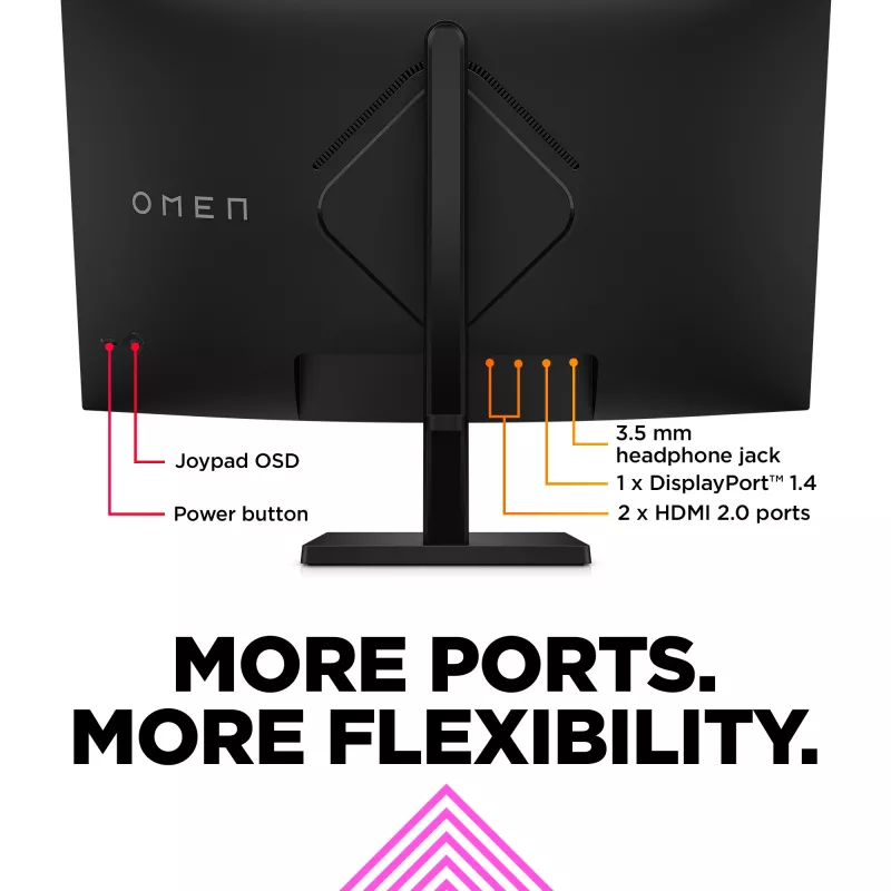 OMEN by HP 31,5 Zoll QHD 165Hz Curved Gaming-Monitor - OMEN 32c