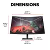 OMEN by HP 31,5 Zoll QHD 165Hz Curved Gaming-Monitor - OMEN 32c