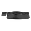 HP 965 Ergonomic Wireless Tastatur, Full-size (100%), Wireless, RF Wireless + Bluetooth, Membrane, Schwarz