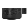 HP 965 Ergonomic Wireless Tastatur, Full-size (100%), Wireless, RF Wireless + Bluetooth, Membrane, Schwarz