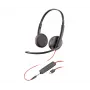 Headset POLY Schwarzwire C3225 Stereo USB-C Kabelgebunden Büro Call Center
