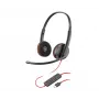 Headset Poly Schwarzwire C3220 USB-C mit Tragetasche