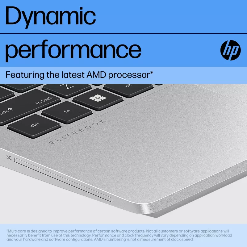 HP EliteBook 645 G10 AMD Ryzen™ 5 7530U Laptop 35,6 cm (14 Zoll) Full HD 8 GB DDR4-SDRAM 256 GB SSD Wi-Fi 6E (802.11ax) Windows 11 Pro Silber